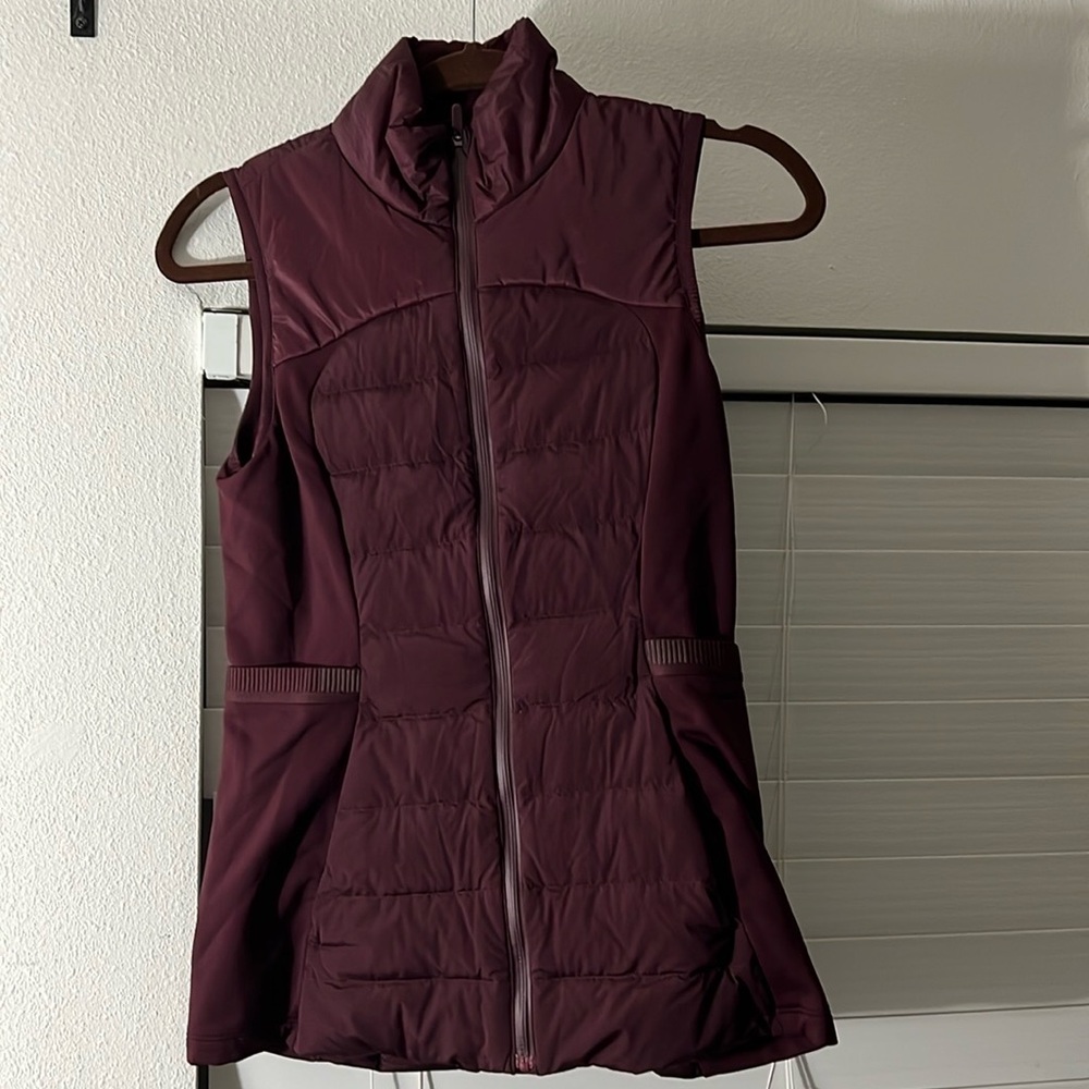Burgundy Lululemon Vest size 4